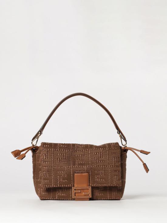 26FW 펜디 미디엄 맘마 바게트 백 8BR833AY6G F1UJK Brown