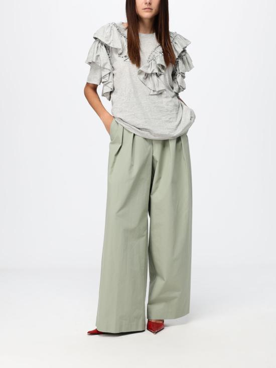 26SS 드리스 반 노튼 팬츠 1309033309 602 Green - DRIES VAN NOTEN