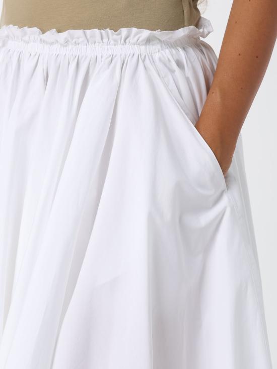 26SS 아미 스커트 FSK444C00063 100 White - AMI