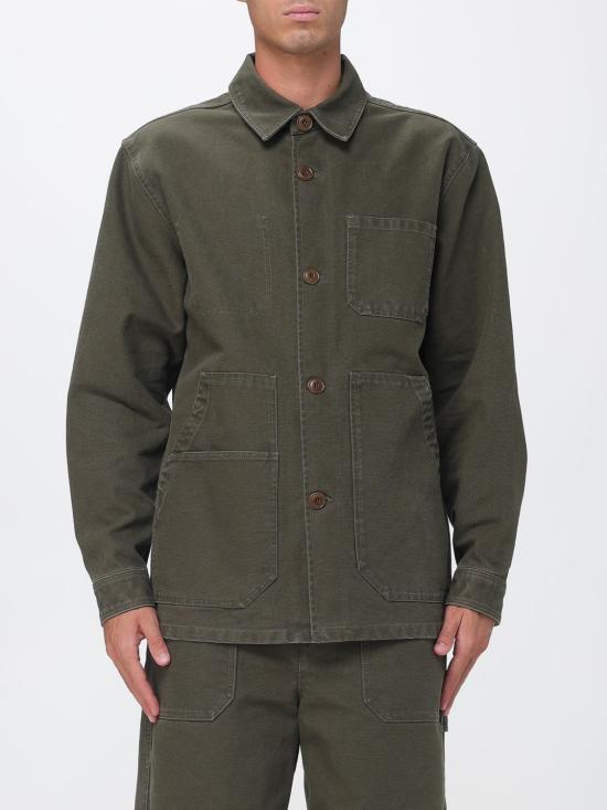 26SS 이자벨마랑 아르디 코튼 캔버스 자켓 아르디 코튼 캔버스 자켓 VE0679HAD1E01H 67KI Green