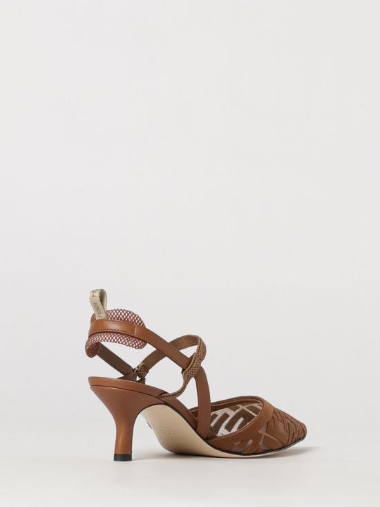 26FW 펜디 힐/펌프스 8J8558AY0M F1XHR Brown - FENDI