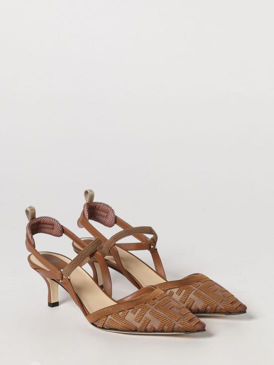 26FW 펜디 힐/펌프스 8J8558AY0M F1XHR Brown - FENDI