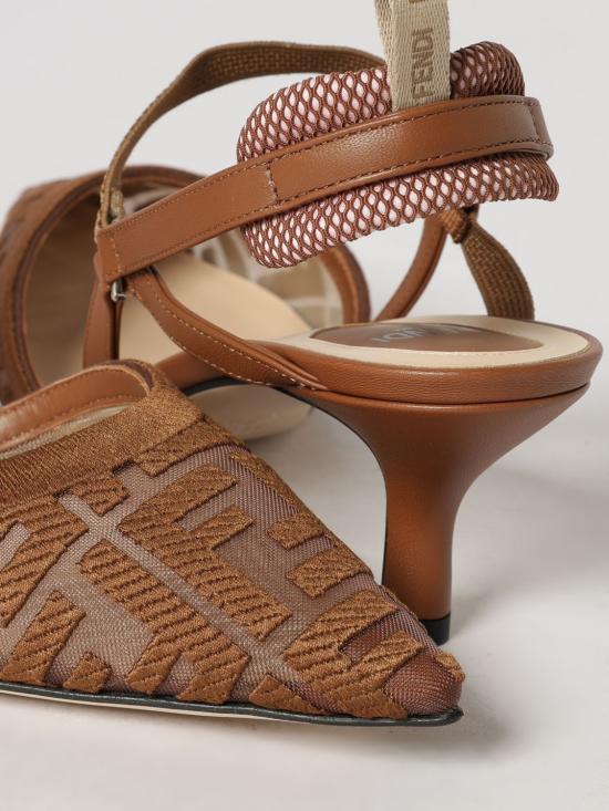 26FW 펜디 힐/펌프스 8J8558AY0M F1XHR Brown - FENDI