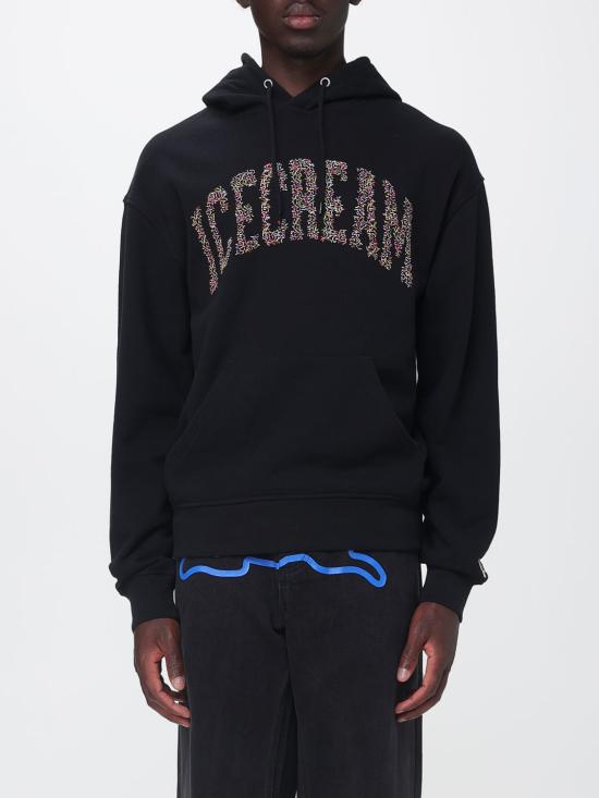 26SS 아이스크림 긴팔 티셔츠 IC26130 Black