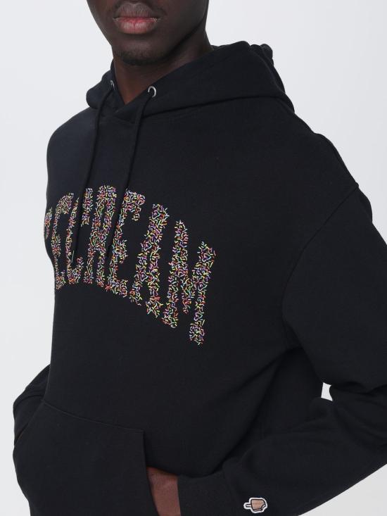 26SS 아이스크림 긴팔 티셔츠 IC26130 Black - ICECREAM