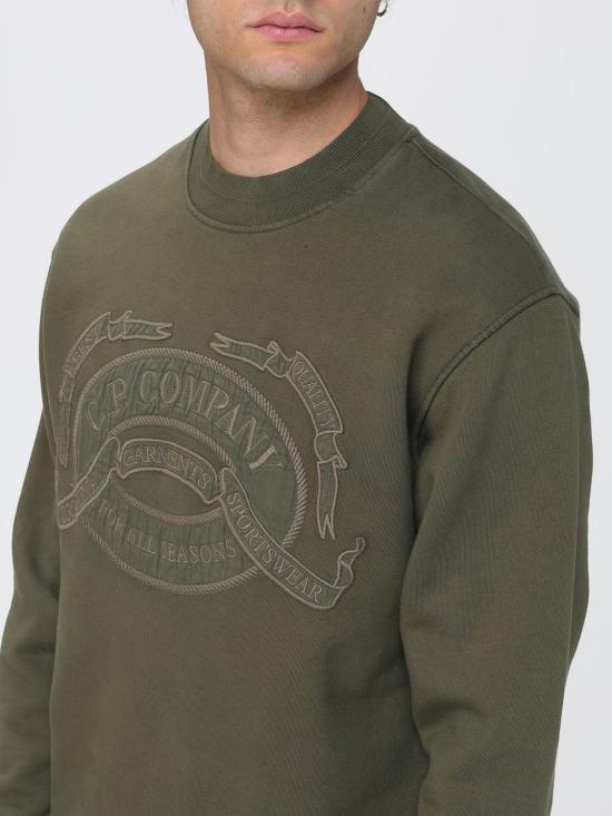 26FW 씨피 컴퍼니 긴팔 티셔츠 21CMSS174A006453O 683 Green - C.P. COMPANY