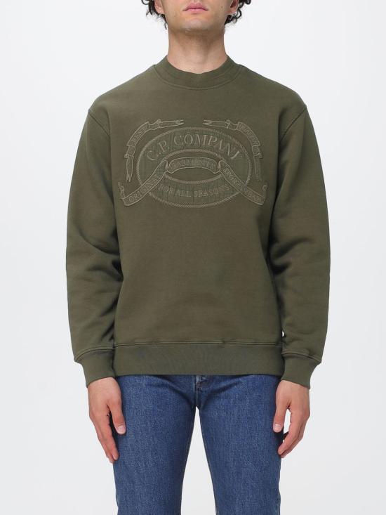 26FW 씨피 컴퍼니 긴팔 티셔츠 21CMSS174A006453O 683 Green