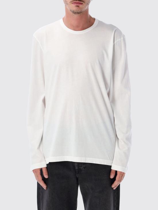 26FW 제임스펄스 크루넥 롱 슬리브 티셔츠 MLJ3351 WHT White