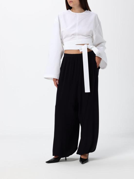 26SS 알라이아 긴팔 티셔츠 AA9H1478T611C 000 White - ALAIA