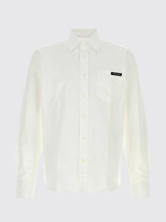 26FW 프라다 긴팔 셔츠 UCN719SOOO19S1 F0009 White