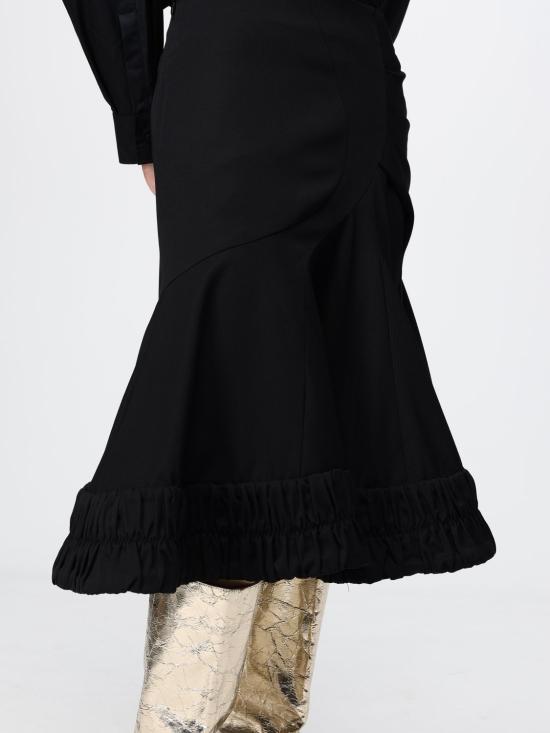 26SS 드리스 반 노튼 스커트 2610108223122 900 Black - DRIES VAN NOTEN