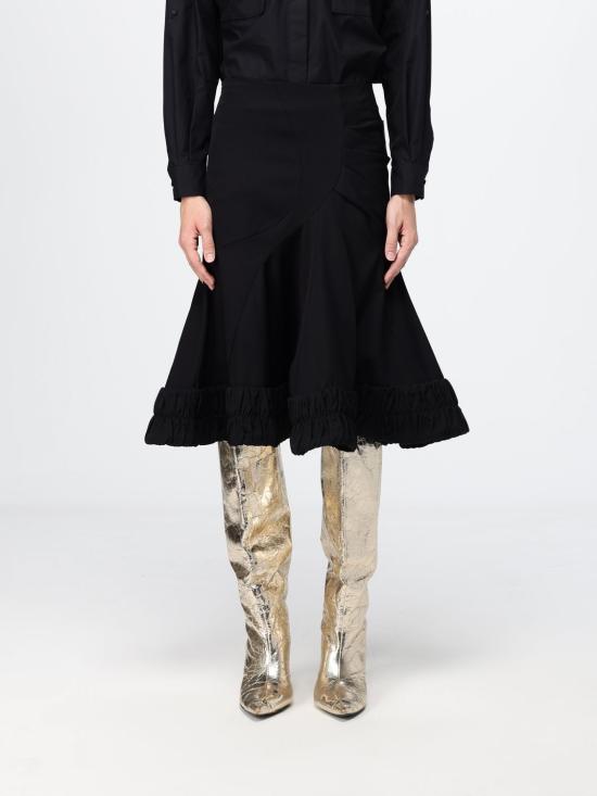 26SS 드리스 반 노튼 스커트 2610108223122 900 Black
