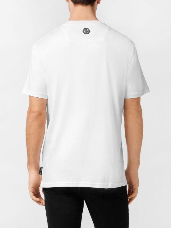 26SS 필립 플레인 반팔 티셔츠 FAECMTK8426PJY002N 01 White - PHILIPP PLEIN