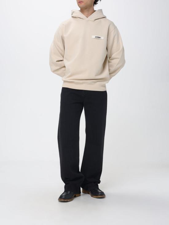 26FW 자크뮈스 그로그랭 후드 티셔츠 HOM00247AJ00126 150 Beige - JACQUEMUS