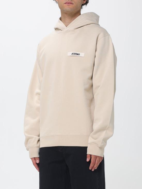 26FW 자크뮈스 그로그랭 후드 티셔츠 HOM00247AJ00126 150 Beige - JACQUEMUS