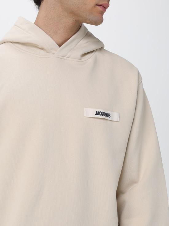 26FW 자크뮈스 그로그랭 후드 티셔츠 HOM00247AJ00126 150 Beige - JACQUEMUS