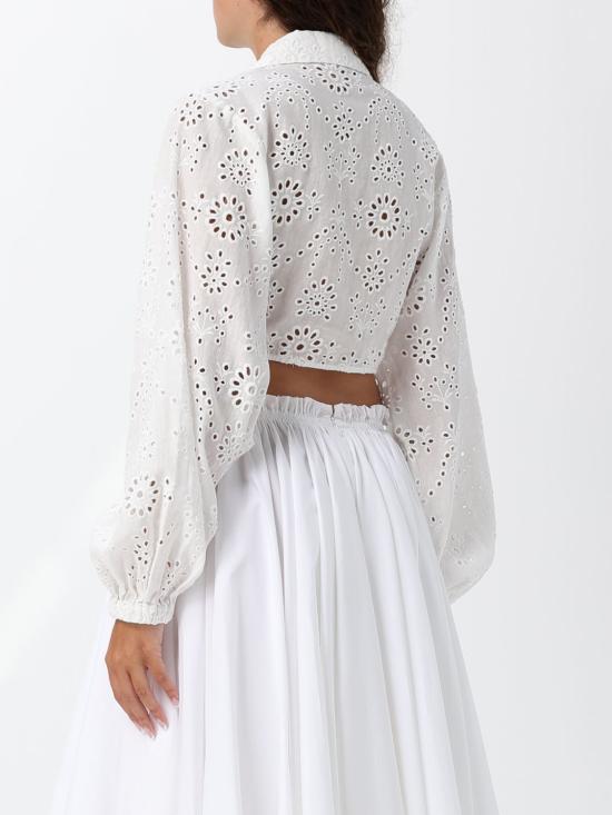 26SS 세인트바쓰 블라우스 FEY0001 08905L White - MC2 SAINT BARTH