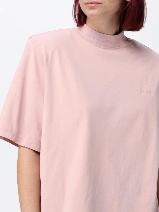 26SS 디 아티코 반팔 티셔츠 260WCT00360JJJ025AA 093 Pink - THE ATTICO