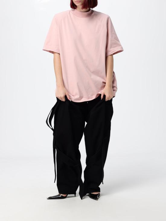 26SS 디 아티코 반팔 티셔츠 260WCT00360JJJ025AA 093 Pink - THE ATTICO