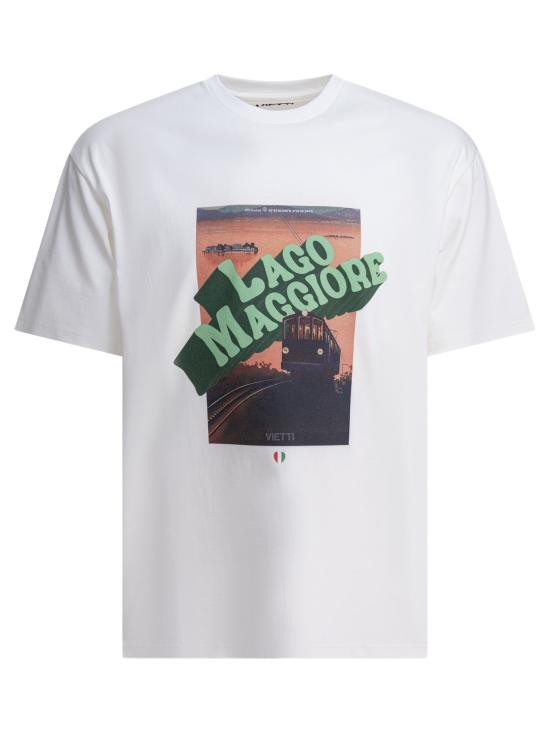 26FW 비에티 반팔 티셔츠 TSHIRT POSTERLAGO MAGGIORE White