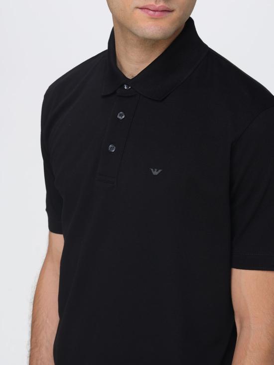 26SS 엠포리오 아르마니 폴로 티셔츠 EM004643AF12955 UC001 Black - EMPORIO ARMANI