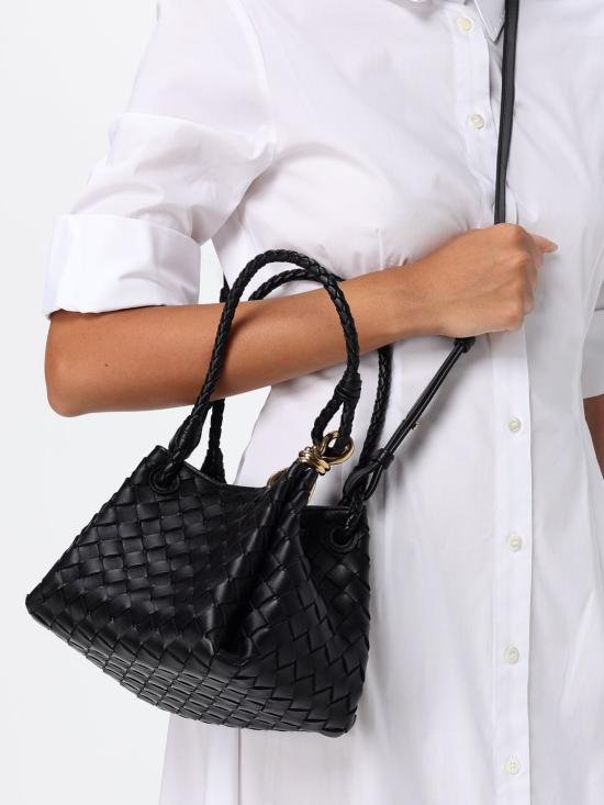 26FW 보테가베네타 스몰 파라슈트 숄더백 796569VCPPT 1019 Black - BOTTEGA VENETA