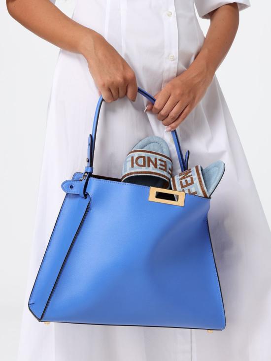 26FW 펜디 웨이 미디엄 8BN368AWPF F1WM1 Blue - FENDI