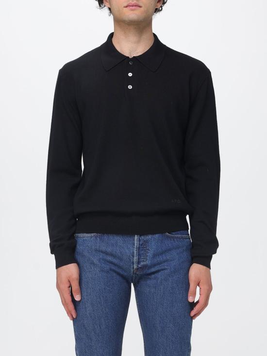 26FW 아페쎄 폴로 티셔츠 WVAWMH23482 LZZ Black