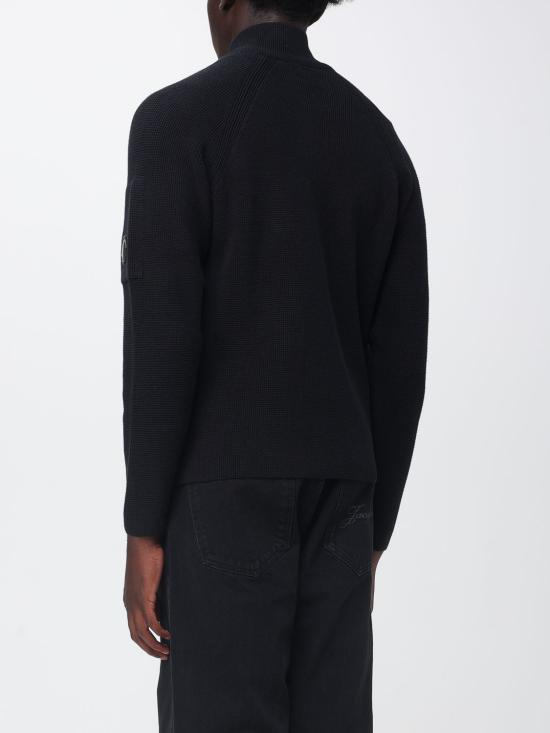 26FW 씨피 컴퍼니 집업 니트 21CMKN058A110754A 999 Black - C.P. COMPANY