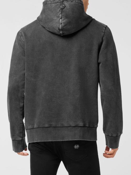26SS 필립 플레인 후드 티셔츠 AAECMJB3896PTE180N 02 Black - PHILIPP PLEIN
