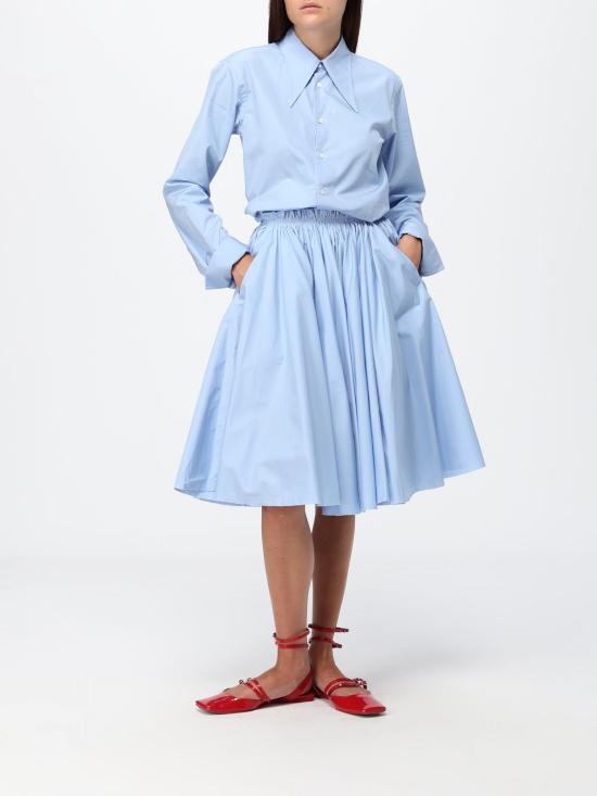 26SS 아미 스커트 FSK444C00063 484 Blue - AMI