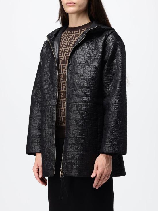 26SS 펜디 코트 FAN238AT9C F0GME Black - FENDI