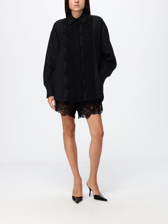 26SS 에르마노 설비노 셔츠 D484K611GQI 95708 Black - ERMANNO SCERVINO