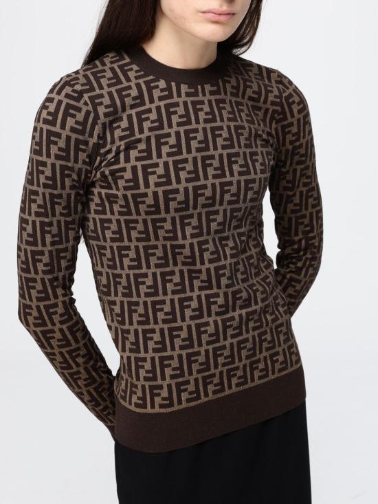 26SS 펜디 스웨터 FZXD46ASJT F0GGE Tobacco - FENDI