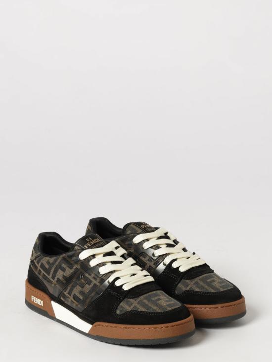 26FW 펜디 매치 스니커즈 7E1688AQ6I F1PXA Black - FENDI