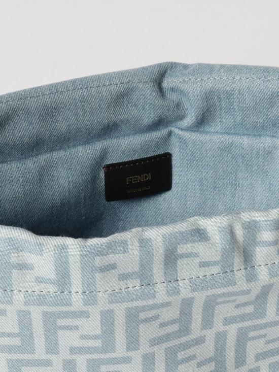 26FW 펜디 마마 바게트 미디엄 숄더백 8BR833AY6Q F1WM6 Denim - FENDI