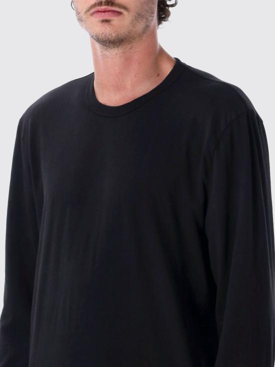 26FW 제임스펄스 크루넥 롱 슬리브 티셔츠 MLJ3351 BLK Black - JAMES PERSE