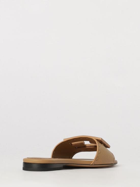 26FW 펜디 바게트 시에나 레더 슬라이드 8R8136AQY2 F1WYD Camel - FENDI