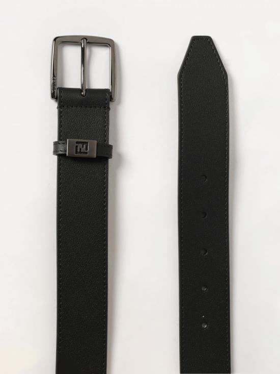 26SS 펜디 FF 레더 벨트 펜디 7C0529ARCB F05TR Black - FENDI