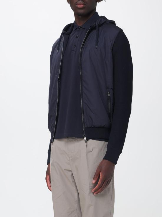 26SS 에르노 후드 티셔츠 MC000168U72056 9201 Navy - HERNO