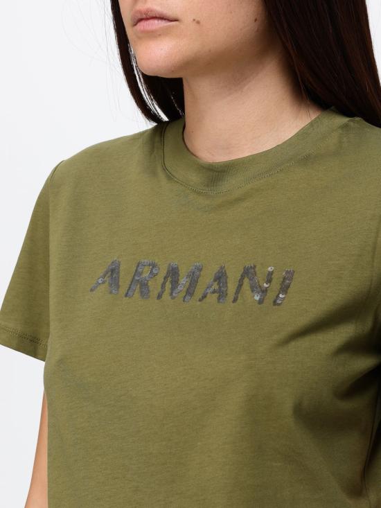 26SS 알마니 반팔 티셔츠 XW002340AF10358 U7043 Kaki - ARMANI