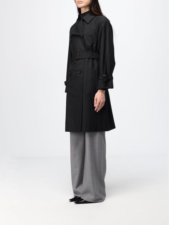 26SS 막스마라 더 큐브 트렌치 코트 2619021024600 017 Black - MAXMARA THE CUBE