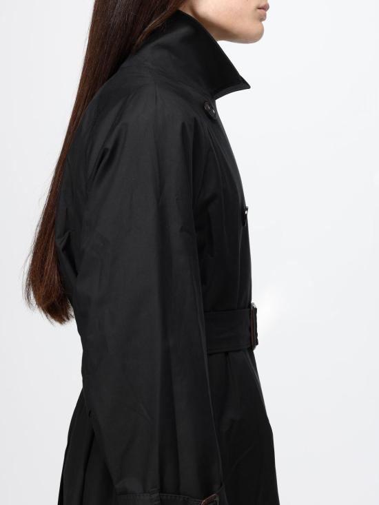 26SS 막스마라 더 큐브 트렌치 코트 2619021024600 017 Black - MAXMARA THE CUBE
