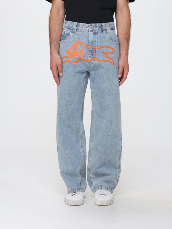 26SS 아이스크림 데님 팬츠 ICD25203 HEAVYWASHBLUE Gnawed Blue