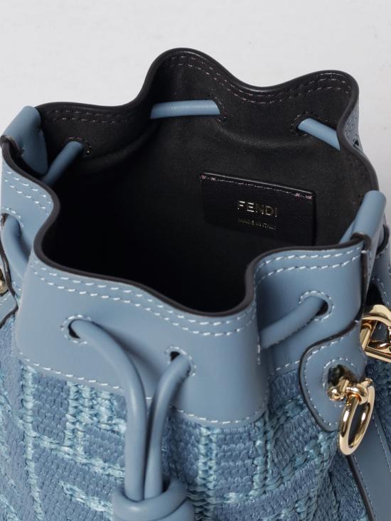 26FW 펜디 몬트레조 미니 버킷백 8BS109AY6G F1X82 Blue - FENDI