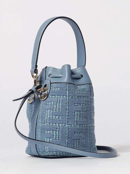 26FW 펜디 몬트레조 미니 버킷백 8BS109AY6G F1X82 Blue - FENDI