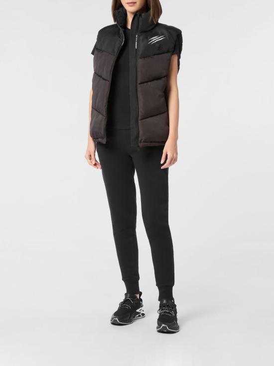 26SS 플레인스포츠 베스트 FAECWRC0133STE003N 02 Black - PLEIN SPORT