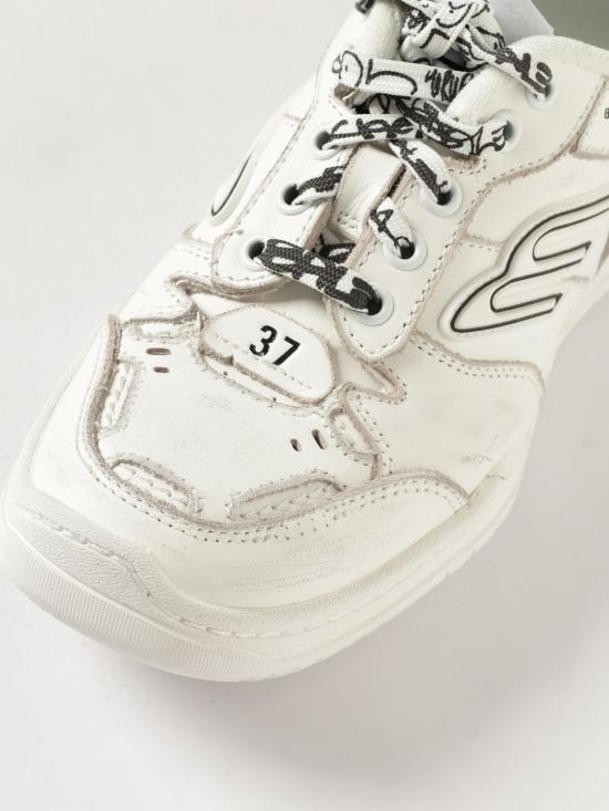 26FW 발렌시아가 햄튼스 미디움 원 아웃 스니커즈 841763WCURS 9000 White - BALENCIAGA