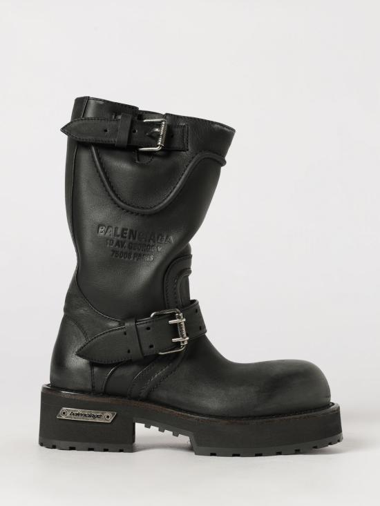26FW 발렌시아가 VENOM 베놈 미들 부츠 833585WCAL1 1080 Black
