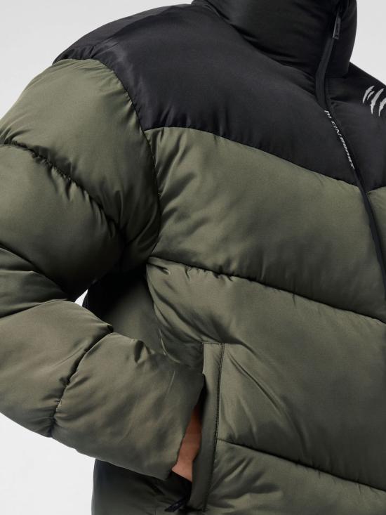 26SS 플레인스포츠 숏패딩 FAECMRB2909STE003N 65 Green - PLEIN SPORT